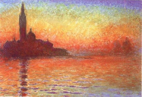 Claude Monet San Giorgio Maggiore at Dusk